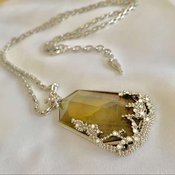 C+I Ocean Lace Long Pendant Necklace New - Picture 7 of 8